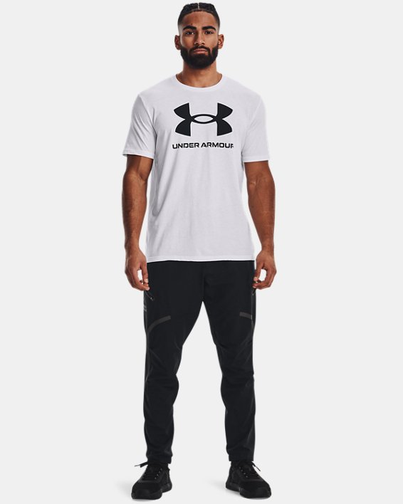 Men's UA Sportstyle Logo T-Shirt in White image number 2
